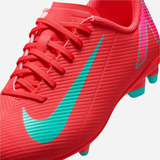 Buty piłkarskie korki młodzieżowe chłopięce Nike Jr Vapor 16 Club Fg/Mg FQ8286-800 37.5 (5YUS) Czerwone (197602978377) - obraz 7