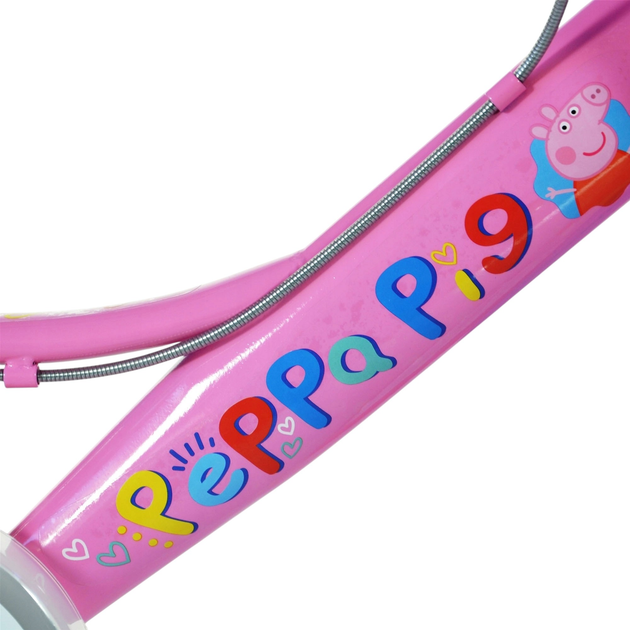 Rower dziecięcy Dino Bikes Świnka Peppa 12" (DINO124RL-PGS) - obraz 3