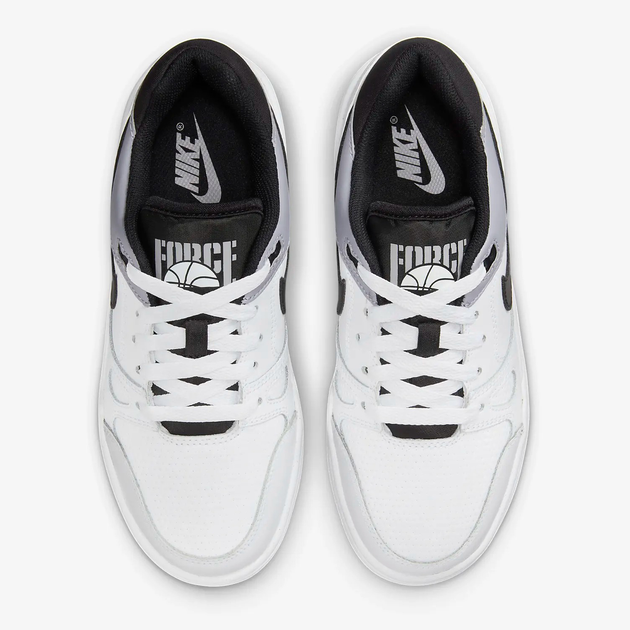Підліткові кеди для хлопчика Nike Full Force Lo (Gs) FV5929-101 38.5 (6YUS) Білі (197597258126) - зображення 5
