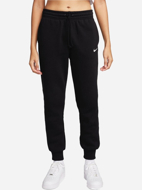Спортивні штани на флісі жіночі Nike W Nsw Phnx Flc Mr Pant Std FZ7626-010 XL Чорні (196977182075) - зображення 1