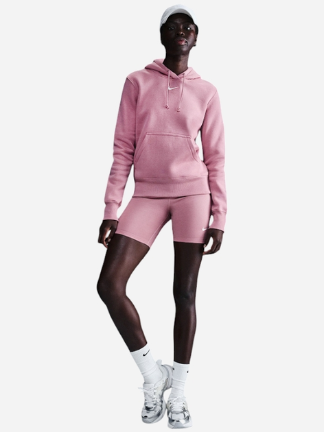 Bluza damska z kapturem ocieplana Nike W Nsw Phnx Flc Std Po Hoodie HF6839-699 S Różowa (197859621873) - obraz 3