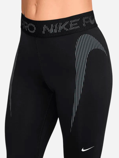 Спортивні легінси для фітнесу жіночі Nike W Np Df Mr 7/8 Tight Tt Grx HJ1219-010 L Чорні (197602864601) - зображення 8