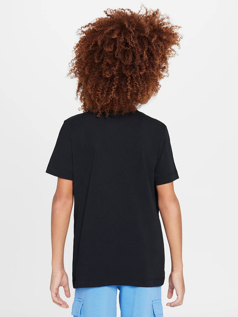 Koszulka młodzieżowa chłopięca Nike B Nsw Si Graphic Tee HV6970-010 146-152 cm (L) Czarna (197861862752) - obraz 2