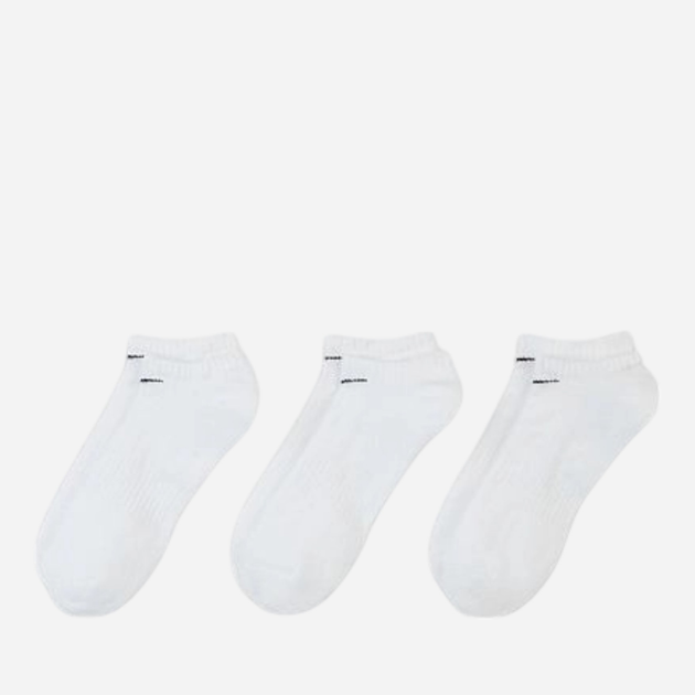 Набір чоловічих шкарпеток 3 пари Nike U Everyday Cush Ns SX7673-100 42-46 Білих (888408294524) - зображення 3
