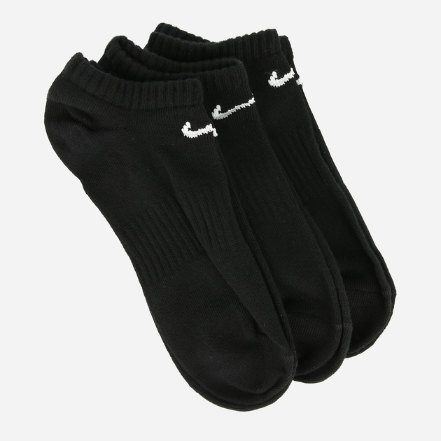 Набір чоловічих шкарпеток 3 пари Nike U Nk Everyday Ltwt Ns 3Pr 132 SX7678-010 46-50 (XL) Чорний (888407239229) - зображення 3