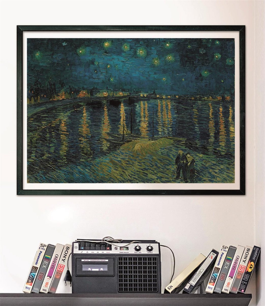 Puzzle Clementoni Museum Notte Stellata Sul Rodano 1000 elementów 37089 (8005125370894) - obraz 4