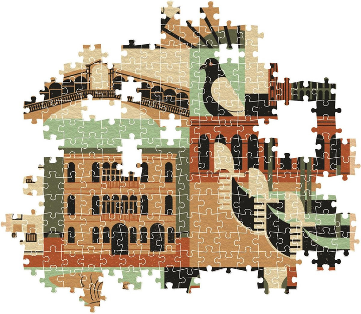 Puzzle Clementoni Style in the City: Venezia 1000 elementów 39846 (8005125398461) - obraz 3