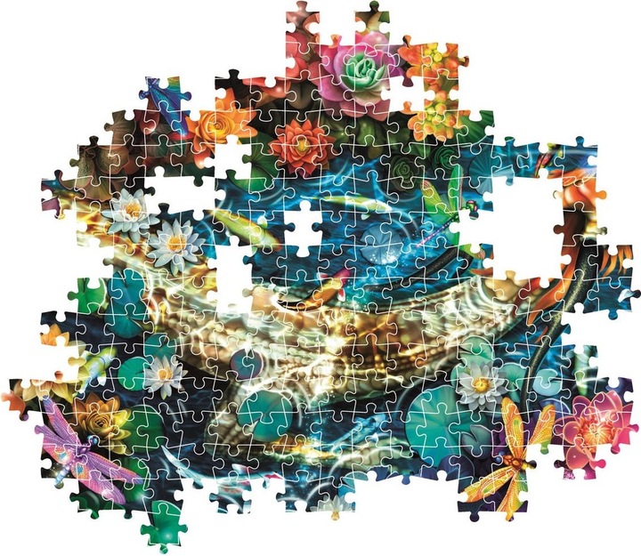 Puzzle Clementoni High Quality Koi River 1000 elementów 39892 (8005125398928) - obraz 3