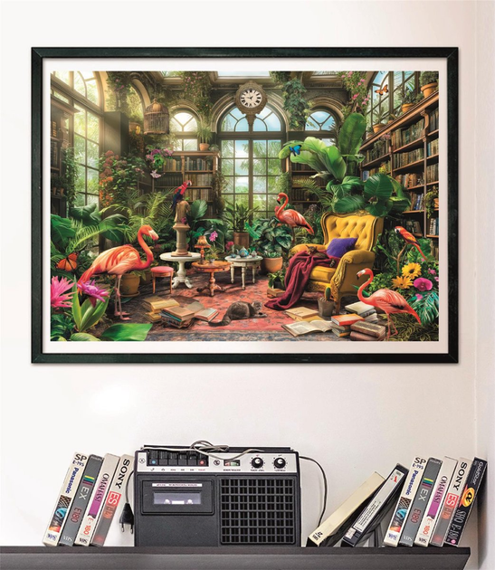 Puzzle Clementoni High Quality The Greenhouse Library 1000 elementów 39889 (8005125398898) - obraz 4