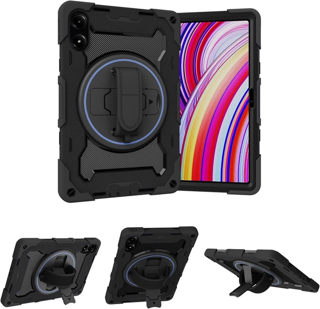 Чохол для планшета Xiaomi Redmi Pad Pro 12.1" BeCover Horizontal Handle Black (BC_712920) - Фото 2 Чохол для планшета Xiaomi Redmi Pad Pro 12.1" BeCover Horizontal Handle Black (BC_712920) - зображення 2