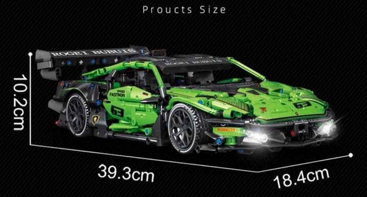 Конструктор technic Lamborghini essenza scv12 1644 деталі 40см