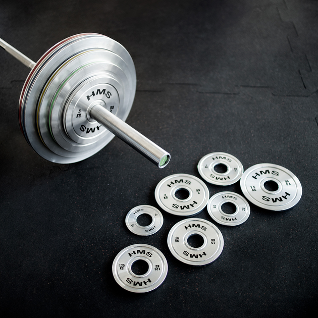 Talerz olimpijski HMS TOS12 kalibrowany stalowy 1.25 kg (5907695511741) - obraz 8