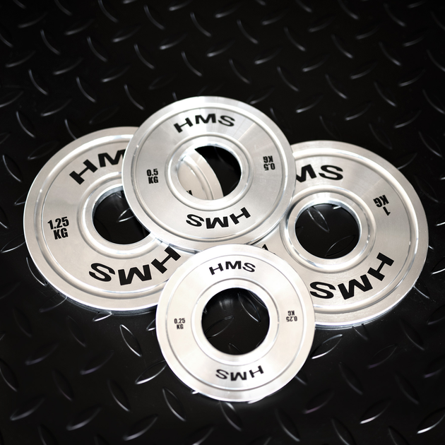 Talerz olimpijski HMS TOS20 kalibrowany stalowy 2 kg (5907695511765) - obraz 4