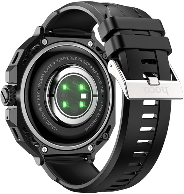Smartwatch Hoco Y14 Sports Black (HOCOACC37) - obraz 3