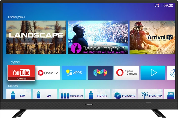 Телевизор Skyworth 32E3 Smart, HD! купить в интернет-магазине