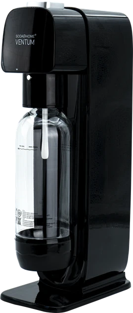 Сифон для газирования воды и напитков SODA@HOME VENTUM Black с балоном СО₂ - изображение 3