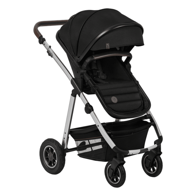 Універсальна коляска 2 в 1 Lionelo AMBER BLACK SILVER - зображення 2