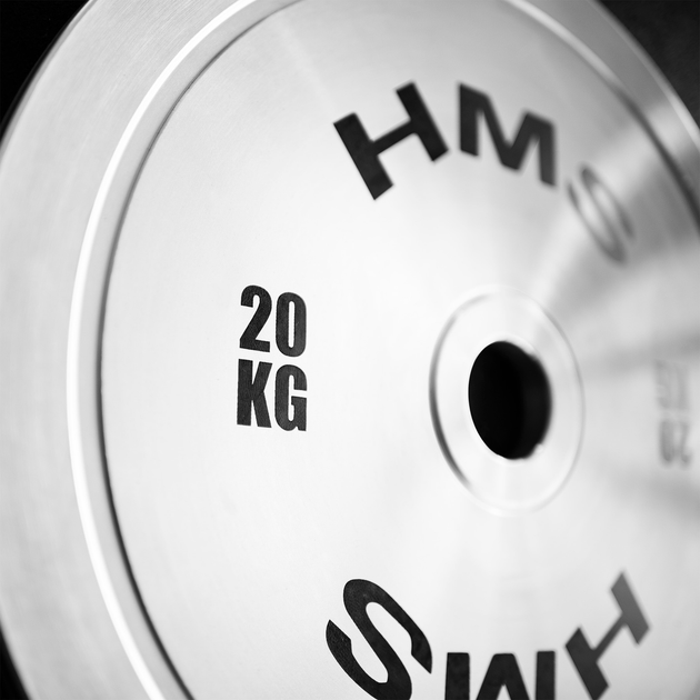 Talerz olimpijski HMS TOS200 kalibrowany stalowy 20 kg (5907695511833) - obraz 4