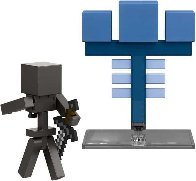 Фігурки Mattel Minecraft Deluxe Wither & Wither Skeleton HTL91 (0194735193752) - зображення 4