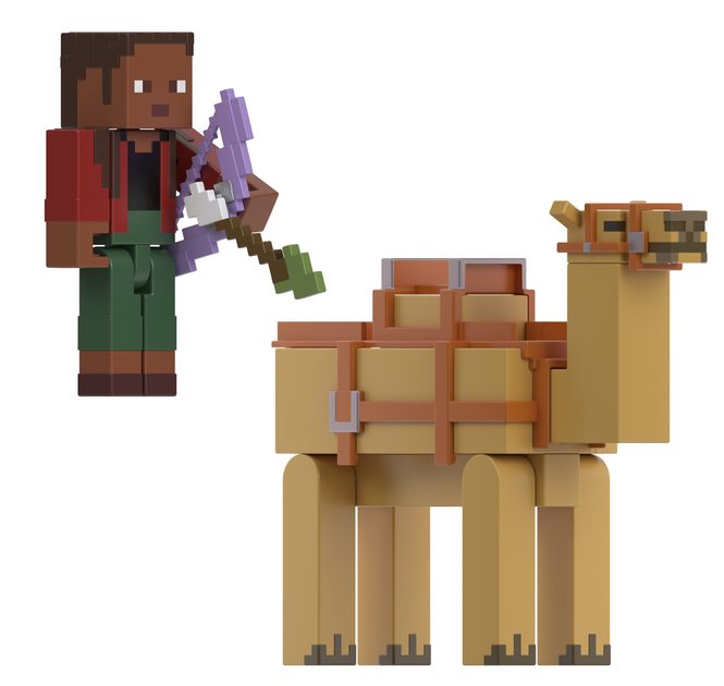 Figurki Mattel Minecraft Deluxe Noor & Camel HTL92 (0194735193721) - obraz 4