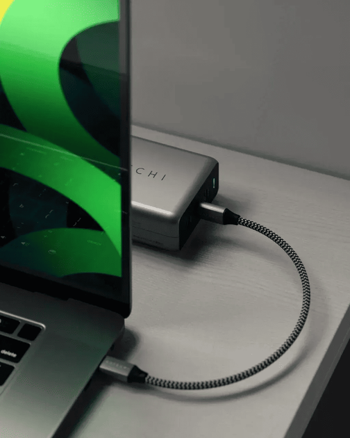 Кабель USB-C to USB-C Satechi 100W Space Gray (25 cm) (ST-TCC10M) - Фото 11 Кабель USB-C to USB-C Satechi 100W Space Gray (25 cm) (ST-TCC10M) - зображення 11