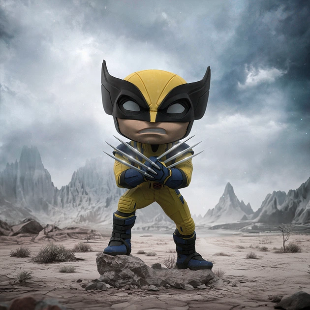 Фігурка Iron Studios Marvel Wolverine Дедпул і Росомаха 14.5 см (618231955800) - зображення 6