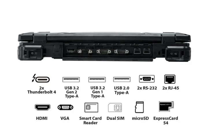 Ноутбук Durabook Z14I (G2) Basic (Z4E1P2DA_BXX) - Фото 2 Ноутбук Durabook Z14I (G2) Basic (Z4E1P2DA_BXX) - зображення 2