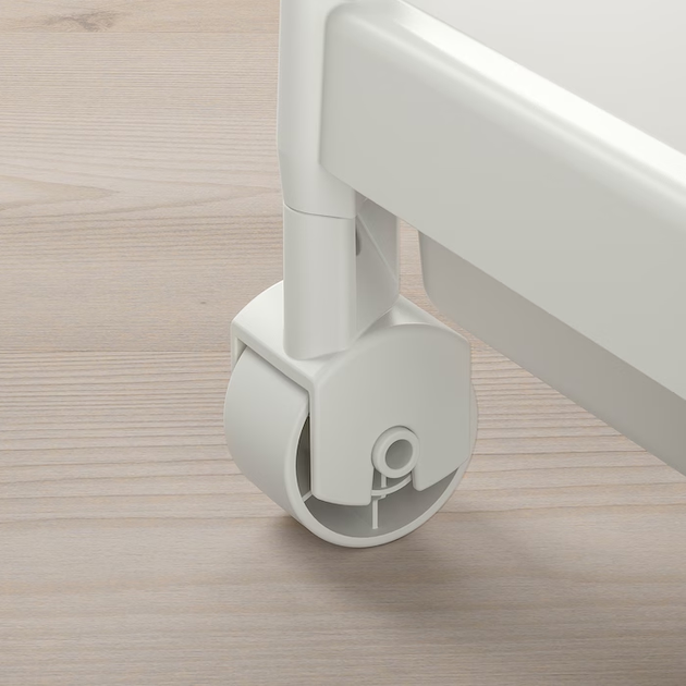 Тележка VESKEN IKEA 004.712.22 белый - изображение 4