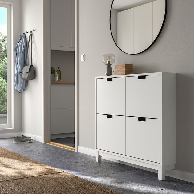 Тумба для обуви STALL 96x17x90 cm IKEA 605.302.66 белый - Фото 7 Тумба для обуви STALL 96x17x90 cm IKEA 605.302.66 белый - изображение 7