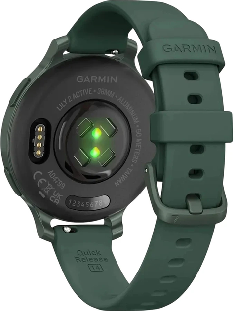 Smartwatch Garmin Lily 2 Active 38 mm Jasper Green (0753759342708) - obraz 8