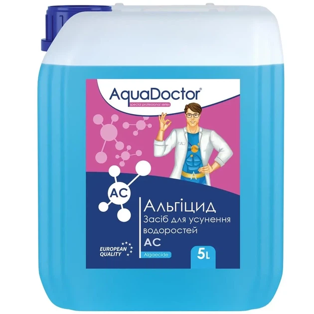 Химия для бассейна против водорослей и зелени в воде AquaDoctor AC 5 л - изображение 2