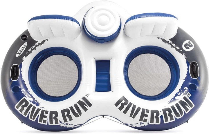 Koło-krzesło dmuchane plażowe Intex River Run Connect Lounge 243x157 cm 58837 (6941057458373) - obraz 2