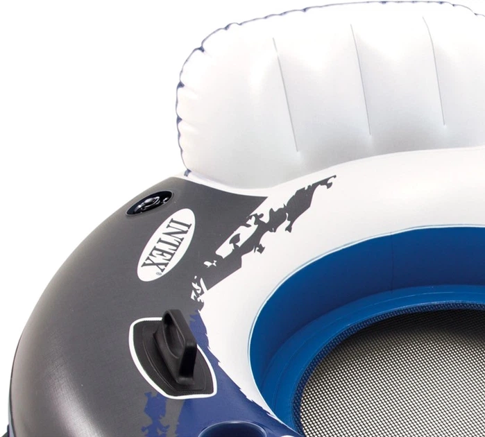 Koło-krzesło dmuchane plażowe Intex River Run Connect Lounge 243x157 cm 58837 (6941057458373) - obraz 3