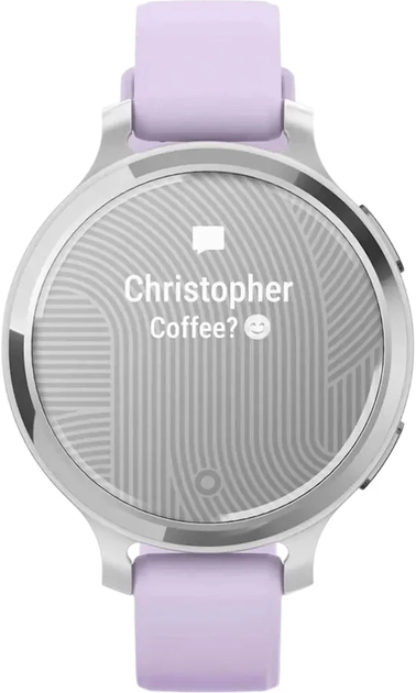 Smartwatch Garmin Lily 2 Active 38 mm Silver/Jasmine Purple (0753759342692) - obraz 7