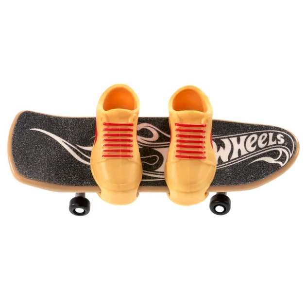 Іграшковий набір Hot Wheels Скейтборд Claim to flame + взуття для керування пальцями HVJ78 (0194735205912) - зображення 4