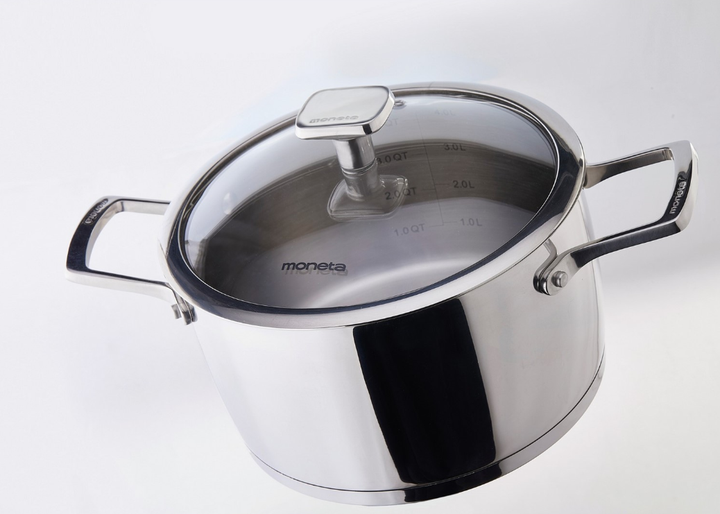 Каструля Moneta Accordo з кришкою 18 см 2.4 л (8003703174674) - зображення 4