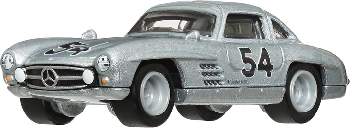 Машинка Mattel Hot Wheels Premium Car Culture Team Transport Mercedes-Benz 300SL & Mercedes-Benz '55 Blaues Wunder #70 1:64 HRV48 (0194735186242) - зображення 4