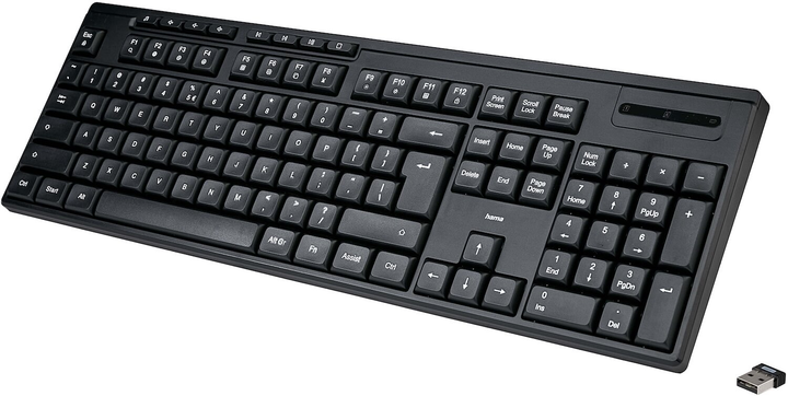 Клавіатура бездротова Hama WK-200 Wireless Black (4047443524065) - зображення 3