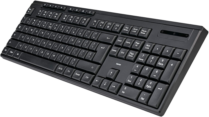 Клавіатура бездротова Hama WK-200 Wireless Black (4047443524065) - зображення 4
