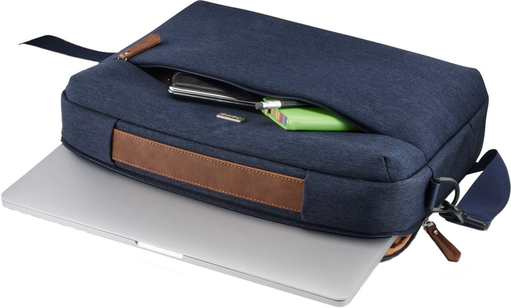 Torba na laptopa Hama Casual 15.6"-16.2" Dark Blue (4047443524720) - obraz 4