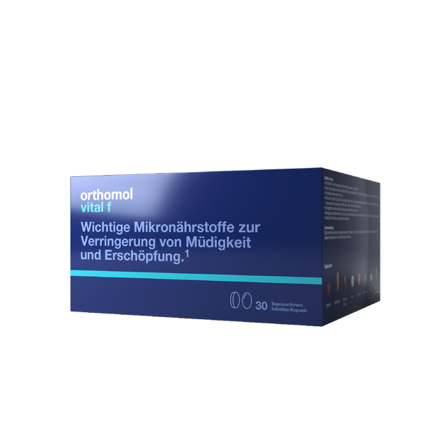 Таблетки Orthomol Vital F Курс на 30 днів - Фото 2 Таблетки Orthomol Vital F Курс на 30 днів - зображення 2