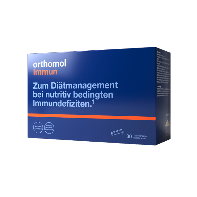 Гранули прямої дії Orthomol Immun Ментол - Малина Курс на 30 днів - Фото 2 Гранули прямої дії Orthomol Immun Ментол - Малина Курс на 30 днів - зображення 2