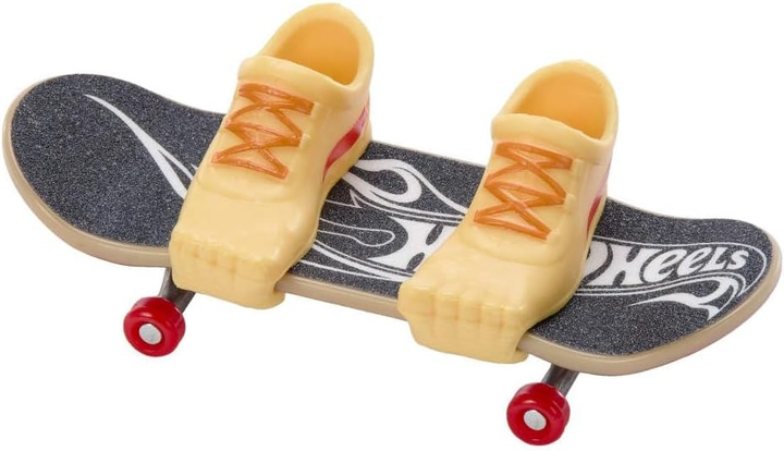 Іграшковий набір Hot Wheels Скейтборд Fiery Trickster + взуття для керування пальцями HVJ89 (0194735205851) - зображення 4