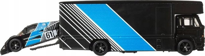 Pojazd Mattel Hot Wheels Premium Car Culture Team Transport Sauber-Mercedes C9 & Fleet Flyer #67 1:64 HRV41 (0194735186198) - obraz 3