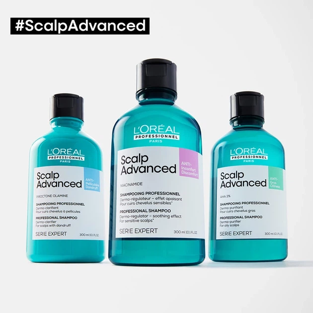 Шампунь для волос L'Oreal Paris Scalp Advanced Anti-Discomfort с ниацинамидом 500 мл (3474637090500) - Фото 6 Шампунь для волос L'Oreal Paris Scalp Advanced Anti-Discomfort с ниацинамидом 500 мл (3474637090500) - изображение 6