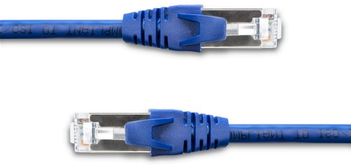 Patchcord Qoltec FTP Cat 6 2 x RJ-45 Blue 5 m (5901878545394) - obraz 3