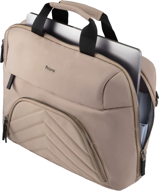 Torba na laptopa Hama Premium Lightweight 15.6"-16.2" Beige (4047443518491) - obraz 3