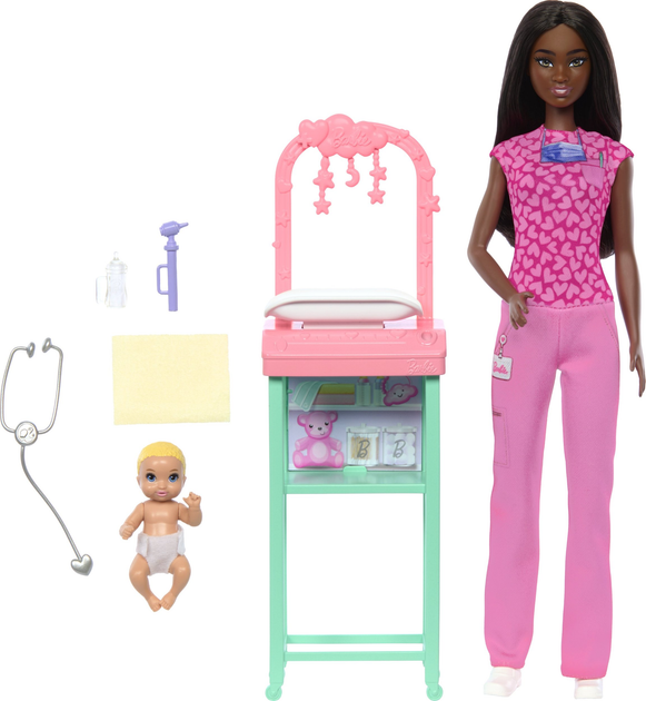 Лялька Mattel Barbie Лікар Педіатр JCR73 (0194735275229) - зображення 4
