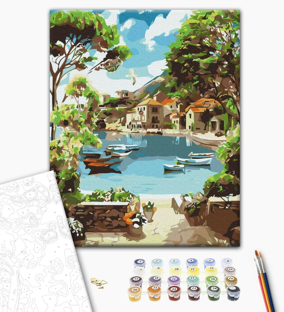 Картина по номерам Лазурная затока 40x50 см Brushme BS30106 - изображение 2