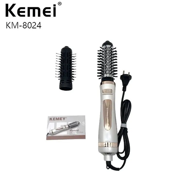 Фен-щітка для волосся Kemei KM-8024, 800 Вт (стайлер для волосся) - зображення 2